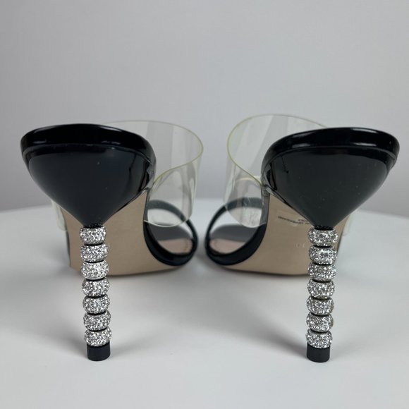 NEW Allegra James Party Stiletto Sandal with Crystal Heel- Size 10 - Picture 7 of 12